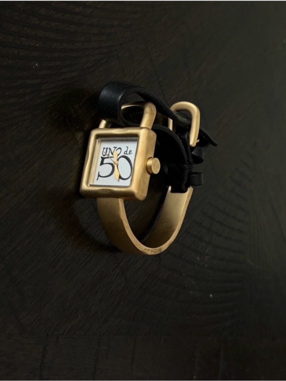 UNOde50 gold-plated watch.